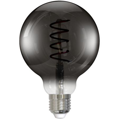 Hama LED-Gloeidraadlamp E27 Sphere G95 Smoke Helder Extra Warm White DIMB.