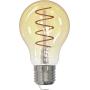 Hama LED-Gloeidraadlamp E27 Peer A60 Amber Helder Extra Warm White DIMB.