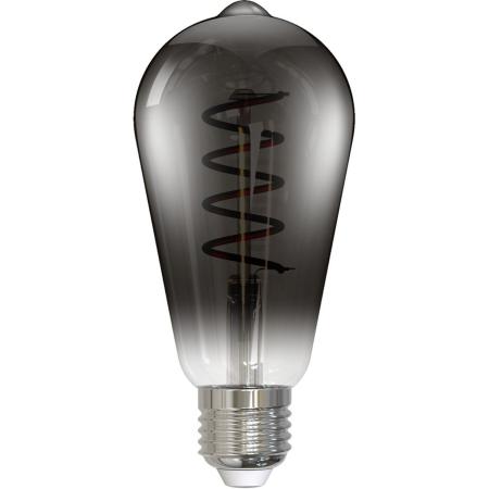 Hama LED-Gloeidraadlamp E27 Edison ST64 Smoke Helder Extra Warm White DIMB.