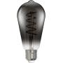 Hama LED-Gloeidraadlamp E27 Edison ST64 Smoke Helder Extra Warm White DIMB.