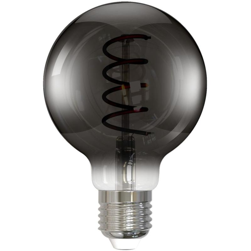 Hama LED-Gloeidraadlamp E27 Sphere G80 Smoke Helder Extra Warm White DIMB.