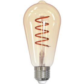 Hama LED-Gloeidraadlamp E27 Edison ST64 Amber Helder Extra Warm White DIMB.