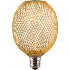 Hama LED-Gloeidraadlamp E27 Mesh Amber Helder Extra Warm White DIMB.