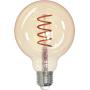 Hama LED-Gloeidraadlamp E27 Sphere G95 Amber Helder Extra Warm White DIMB.