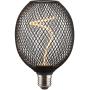 Hama LED-Gloeidraadlamp E27 Mesh Smoke Helder Extra Warm White DIMB.