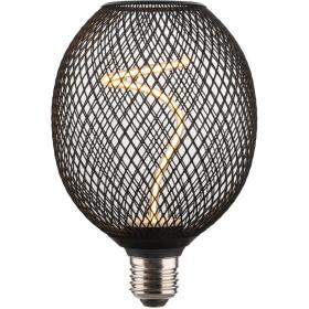 Hama LED-Gloeidraadlamp E27 Mesh Smoke Helder Extra Warm White DIMB.