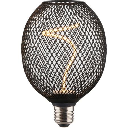 Hama LED-Gloeidraadlamp E27 Mesh Smoke Helder Extra Warm White DIMB.