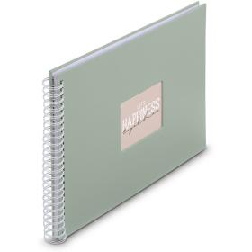 Hama Spiraalalbum Fine Art 36x32 cm 50 White Pagina&amp;#039;s Salbei