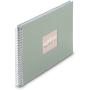Hama Spiraalalbum Fine Art 36x32 cm 50 White Pagina&amp;#039;s Salbei