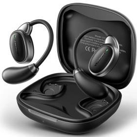 Auriculares Bluetooth Vention Open Ear 013 con estuche de carga/ Autonomía 8h/ Negros
