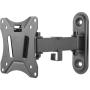 Deltaco Office Wall Bracket Full-Motion 2-WAY Wall 13-27 inch 25KG 75x75-100-100