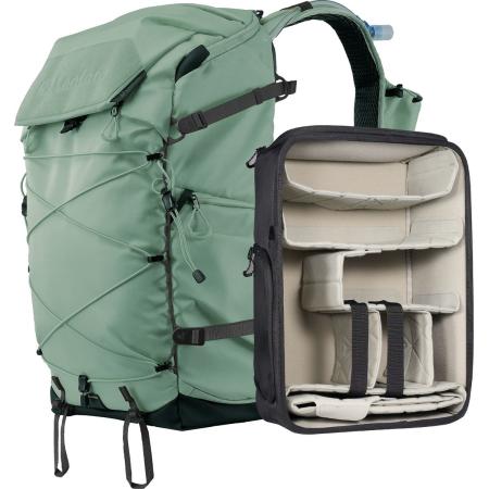 Leofoto Backup Series Backpack 35l Bag+ Large Divider (Green)