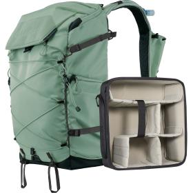 Leofoto Backup Series Backpack 35l Bag+ Medium Divider (Green)