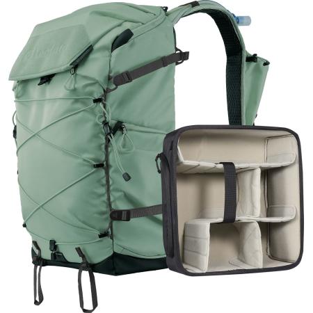 Leofoto Backup Series Backpack 35l Bag+ Medium Divider (Green)