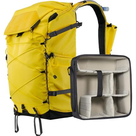 Leofoto Backup Series Backpack 35l Bag+ Medium Divider (Yellow)