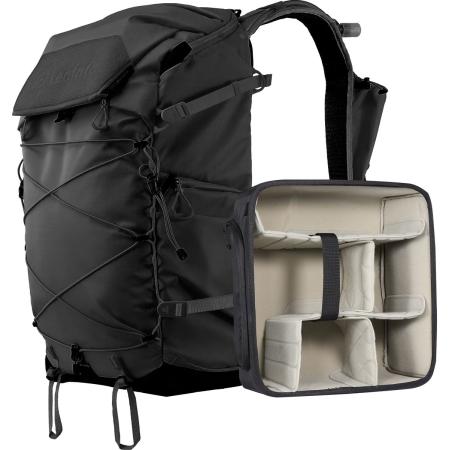 Leofoto Backup Series Backpack 35l Bag+ Medium Divider (Black)