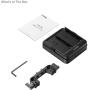 SmallRig 537 Adapter Plate Kit For NP-F Type Batteries For 15mm LWS Rods