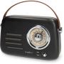 Nedis FM-Radio Portable Bluetooth / FM Battery Powered / USB Powered 10W Black