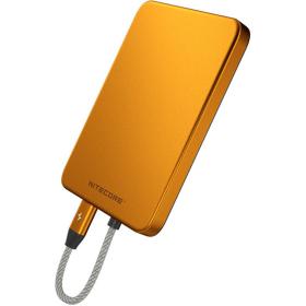 Nitecore Pocket 5 Magnetic Ultra Thin Power Bank Alloy Orange
