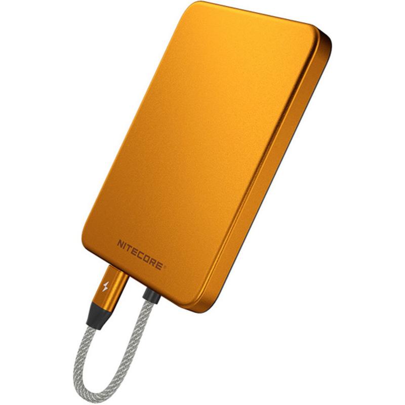 Nitecore Pocket 5 Magnetic Ultra Thin Power Bank Alloy Orange