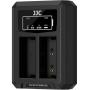 JJC Fuji DCH W126TC USB C Dual Battery Charger (For Fuji NP W126 Battery)