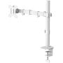 Hama Monitorhouder In Hoogte Adjustable Zwenk-/kantelbaar 13 - 35 Inch.wit