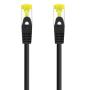Cable de Red RJ45 SFTP Nanocable 10.20.1900-L25-BK Cat.6A/ LSZH/ 25cm/ Negro