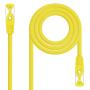 Cable de Red RJ45 SFTP Nanocable 10.20.1900-L25-Y Cat.6A/ LSZH/ 25cm/ Amarillo