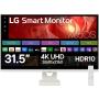 Smart Monitor LG 32U721SA-W 31.5'/ 4K/ Multimedia/ Smart TV/ Blanco