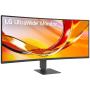 Monitor Profesional Ultrapanorámico Curvo LG UltraWide 34U640B-B 34'/ WQHD/ Regulable en altura/ Negro