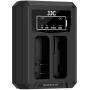 JJC Nikon DCH EL14TC USB C Dual Batterycharger (Voornikon EN EL14/EN EL14A)