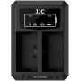 JJC Canon DCH E6TC USB C Dual Battery Charger (For Canon LP E6 / LP E6N Battery)