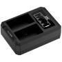 JJC Canon DCH E6TC USB C Dual Battery Charger (For Canon LP E6 / LP E6N Battery)