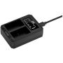 JJC Canon DCH E6TC USB C Dual Battery Charger (For Canon LP E6 / LP E6N Battery)