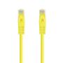 Cable de Red RJ45 UTP Nanocable 10.20.1800-L25-Y Cat.6A/ LSZH/ 25cm/ Amarillo