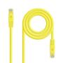 Cable de Red RJ45 UTP Nanocable 10.20.1800-L25-Y Cat.6A/ LSZH/ 25cm/ Amarillo