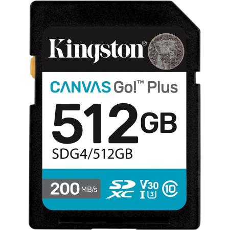 Kingston 512GB SDXC Canvas Go Plus GEN4