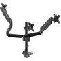 Hama Monitorhouder 3 Monitoren Gasveer Voll Verplaatsbaar 17 - 32 Black