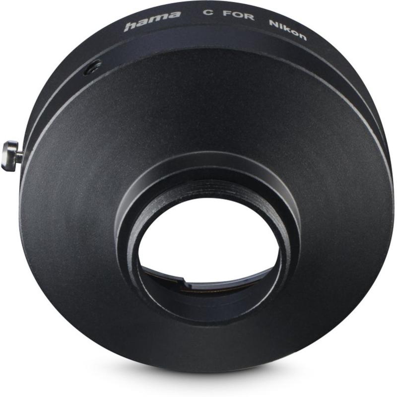 Hama Objectief-Adapter For Nikon-F-Objectieven Aan C-Mount-Camera&amp;#039;s Black