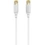 Hama Sat-Aansluitkabel F-Plug - F-Plug Gold Plated 3.0 M 120 DB
