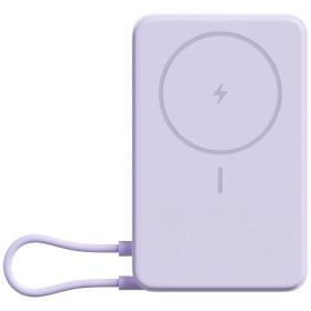 Powerbank 10000mAh Xiaomi Magnetic Power Bank 10000/ Wireless/ Púrpura