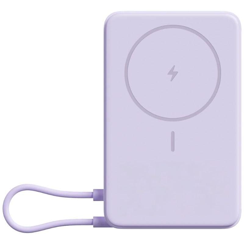 Powerbank 10000mAh Xiaomi Magnetic Power Bank 10000/ Wireless/ Púrpura