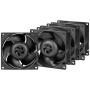 Pack de 4 Ventiladores Arctic S8038-7K/ 8cm