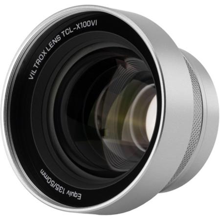 Viltrox TCL X100VI Telephoto Conversion Lens For Fuji X100VI Silver
