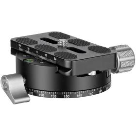 Leofoto PAN-02 Panning Clamp + QP70 Plate + Bag