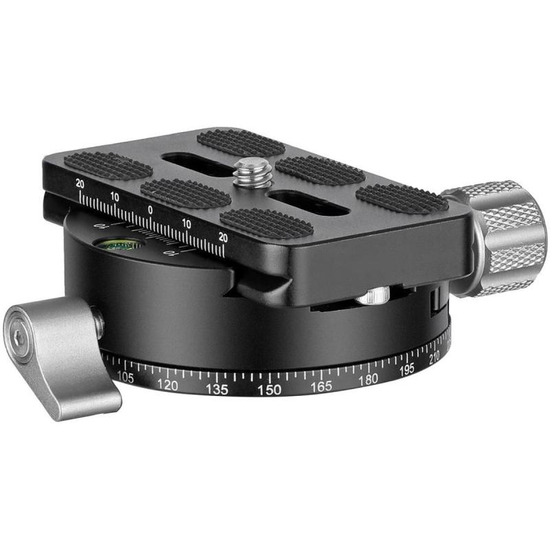 Leofoto PAN-02 Panning Clamp + QP70 Plate + Bag
