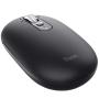 Ratón Inalámbrico Trust Seron 26018/ Batería recargable/ Hasta 3200 DPI/ Negro