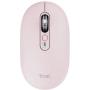 Ratón Inalámbrico Trust Seron 26206/ Batería recargable/ Hasta 3200 DPI/ Rosa