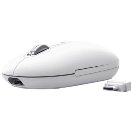 Ratón Inalámbrico Trust Seron 26019/ Batería recargable/ Hasta 3200 DPI/ Blanco