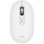 Ratón Inalámbrico Trust Seron 26019/ Batería recargable/ Hasta 3200 DPI/ Blanco